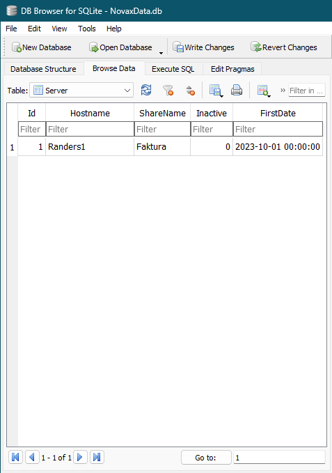 Tilknyt server
